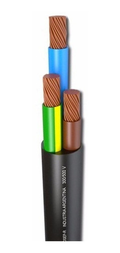 Cable Tipo Taller 3x2,5 Mm² Alargue Tripolar Paralelo X50m