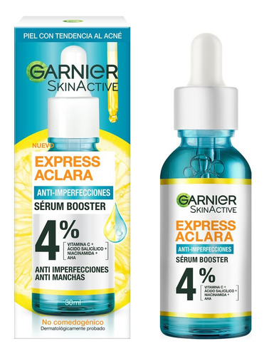 Garnier Sérum Anti Acné Acido Salicílico Y Vitamina C 30ml