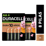 Pack 8 Pilas Recargables Duracell  Aa / Superstore