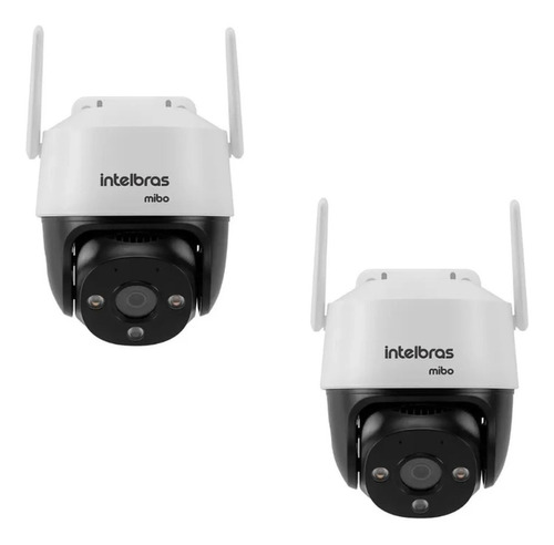 Kit 2 Câmeras Im7 Full Color 360° Speed Dome Intelbras