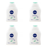 Kit 4 Und Sabonete Líquido Nivea Íntimo Natural 250ml