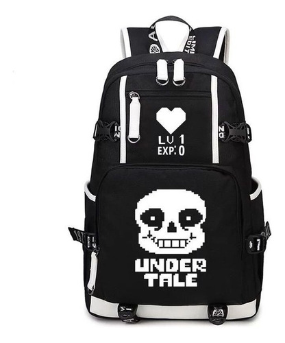 Mochila Para Portátil Undertale Flower Sans Bolsas De Viaje