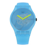 Reloj Swatch Suos112 Ocean Blur Agente Oficial