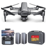 Drone F22s Pro Câmera 4k Gps Gimbal 3.5km Sensor 2 Baterias