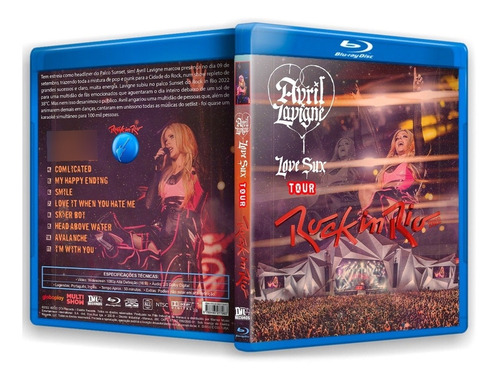 Blu-ray Avril Lavigne - Rock In Rio 2022 | Legendado