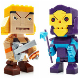 Colección De 2 Figuras Kubros Skeletor Y He-man Megaconstrux