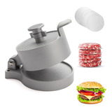 Prensa Carne Hamburguesa Molde De 100 Papel Grosor Ajustable