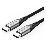 Cable Usb-c A Usb-c Dato Y Carga Rapida 3a Qc 4.0 2m Vention