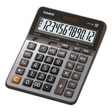 Calculadora Mesa Visor Grande 12 Dígitos Metalizado  Gx-120b