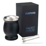 Kit De Bombilla Y Calabaza Para Te Yerba Mate Nuevo Evepure