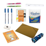 Combo Kit Escolar Secundaria Eco Cuaderno 15 Items Carpeta