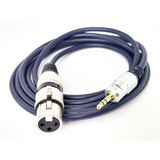 Cable Plug Trs 3.5mm A Canon Xlr Hembra 1.8mts