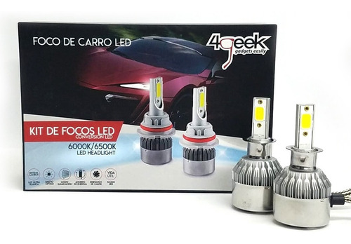 Kit Focos Led Tipo Xenon Para Autos Faros Delanteros /e