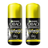 Obao Wild Desodorante Para Hombre Roll On 65 Gr, 2 Pack