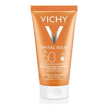 Vichy Idéal Soleil Spf50+ Crema Toque Seco Rostro X 50 Ml