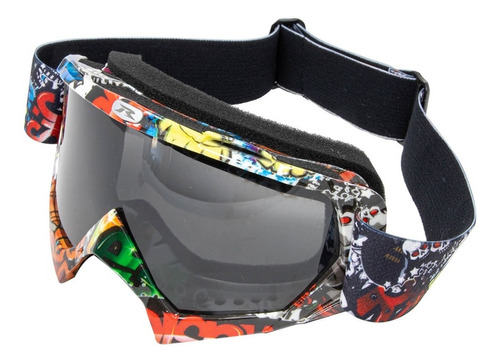 Goggle Moto Bici Casco Grafiti