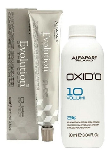 Kit Tintura Pelo Evolution + Oxidante Alfaparf Coloracion X2