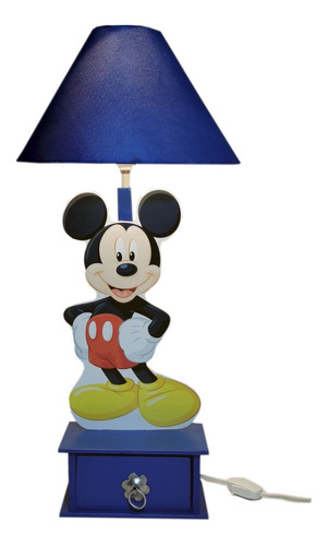 Lámpara De Cajón Económica Personaje Mickey Mouse De Buró