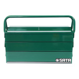 Caja De Herramientas Metalica Verde 17  Sata St95104asc