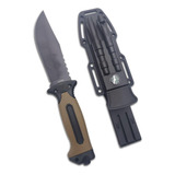 Cuchillo Tactico De Supervivencia - Funda De Polimero 4058c