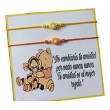 Pulseras Amistad Parejas Winnie Pooh Ajustables 