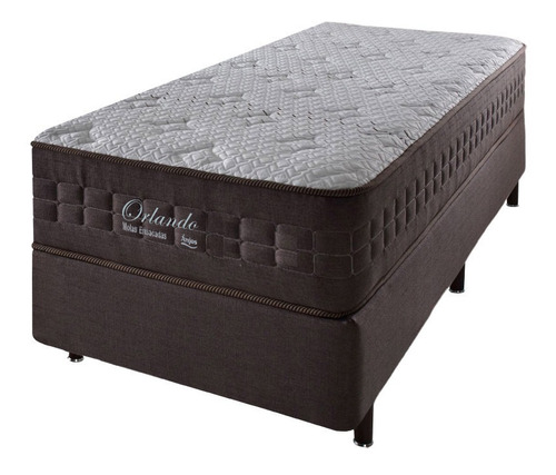 Cama Box Solteiro King Colchão Orlando Molas Ensacadas 96cm