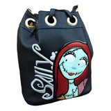 Bolsa Para Dama Tipo Morral De Jack Skellington Color Negro