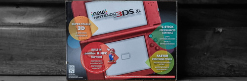 New Nintendo 3ds Xl 4gb Rojo