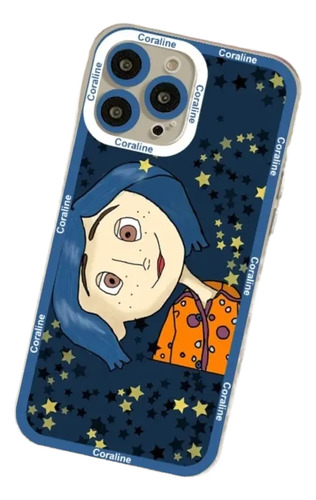 Funda De Teléfono Anime Coraline Para iPhone 11 12 13 14 15