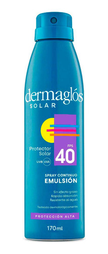 Dermaglos Protector Solar Spf 40 X170ml Spray 