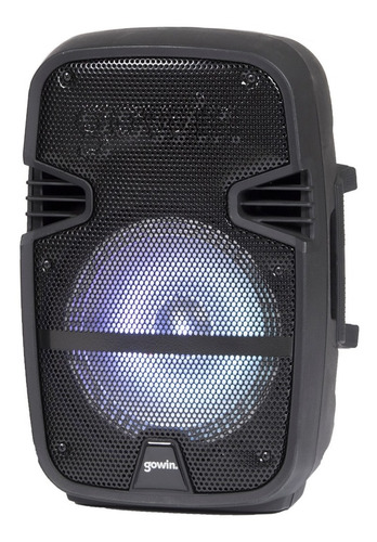 Bafle Amplificado 8 Pulgadas Bluetooth Led Recargable Gowin