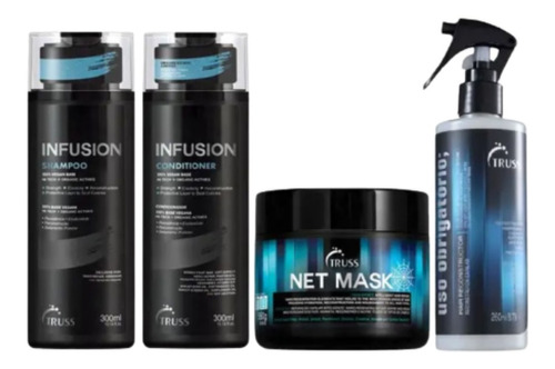 Truss Shampoo E Cond Infusion E Net Mask E Uso Obrigatório;