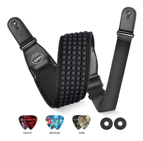 Strap Correa Tali Lekato Ajustable Para Guitarra O Bajo