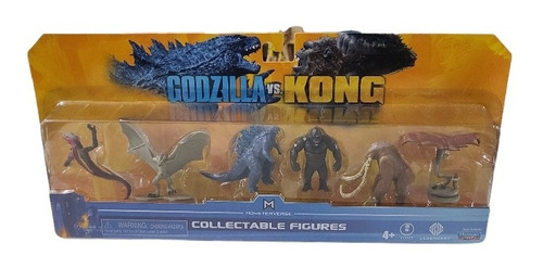 Godzilla Vs Kong Set Warbat Skull Crawler Behemoth Hellhawk