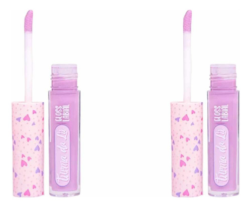 Kit 02 Gloss Labial Infantil Roxo Mágico - Turma Da Lú