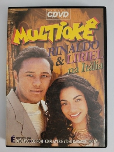 Dvd Multiokê - Karaoke - Rinaldo & Liriel Na Italia