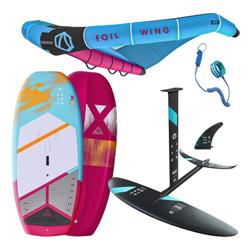 Aztron Falcon Carbono 5' 10  + Wing + Rocket Foil