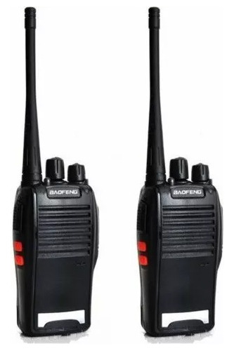 Kit 2 Radio Walk Talk Comunicador 16 Ch 12km Baofeng 777s Ht