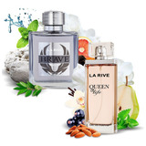 Kit 2 Perfumes Importados Brave E Queen Of Life La Rive