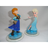 Boneca Elsa E Anna Frozen Infinity Disney Coleção Video Game
