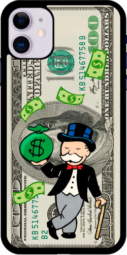 Funda Para Celular Diseño Mr Monopoly Dólar
