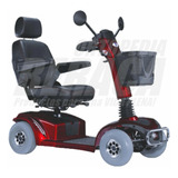 Silla De Ruedas Electrica Usada Para Adultos Color Rojo