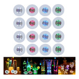 Posavasos Led Redondos De 50 Piezas 3 Patrones Para Taza Int