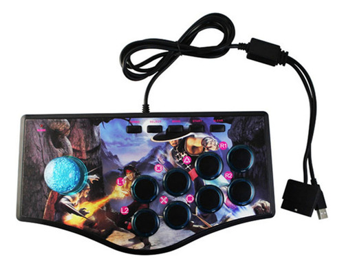 2 Unidades De Mando Tipo Rocker Retro Arcade Para Ps2/