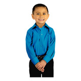 Camisa Infantil Juvenil Salida Escolar Turquesa 2 A 16