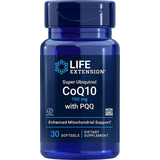 Super Ubiquinol Coq10 Life Extension 100 Mg 30 Cápsulas Sabor Sem Sabor