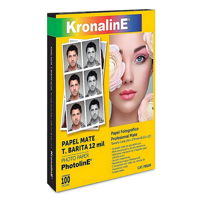 Papel Fotografico Barita Mate Carta 100h Kronaline Pb100 Color Blanco | Envío gratis