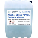 Alcohol Etílico Desnaturalizado 70º 20 L Envío Gratis Meses