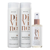 Braé Divine Kit Shampoo + Condicionador + Máscara Líquida