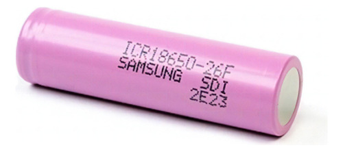 Pila Samsung Icr18650-26f Cilíndrica